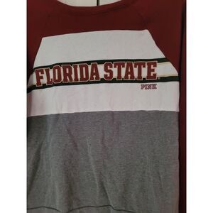 PINK Victoria's Secret Florida State Sweatshirt FSU 5th Ocean Colorblock Small
